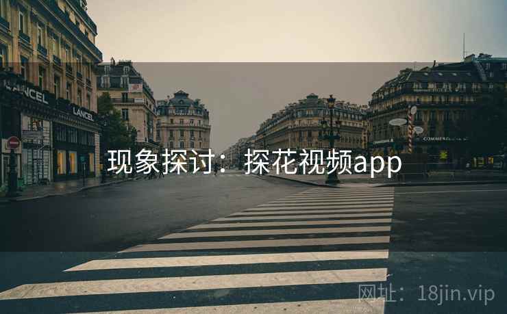 现象探讨：探花视频app